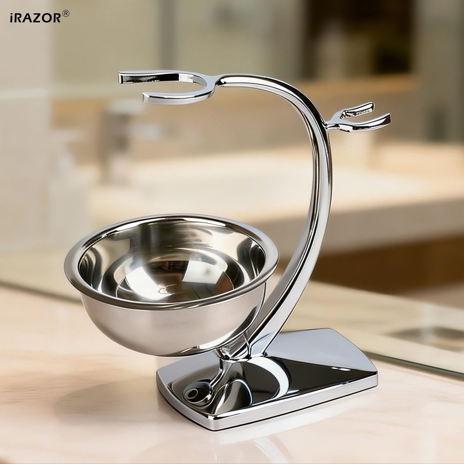 Shaving Brush Set - iRAZOR Men's Shaving Brush and Razor