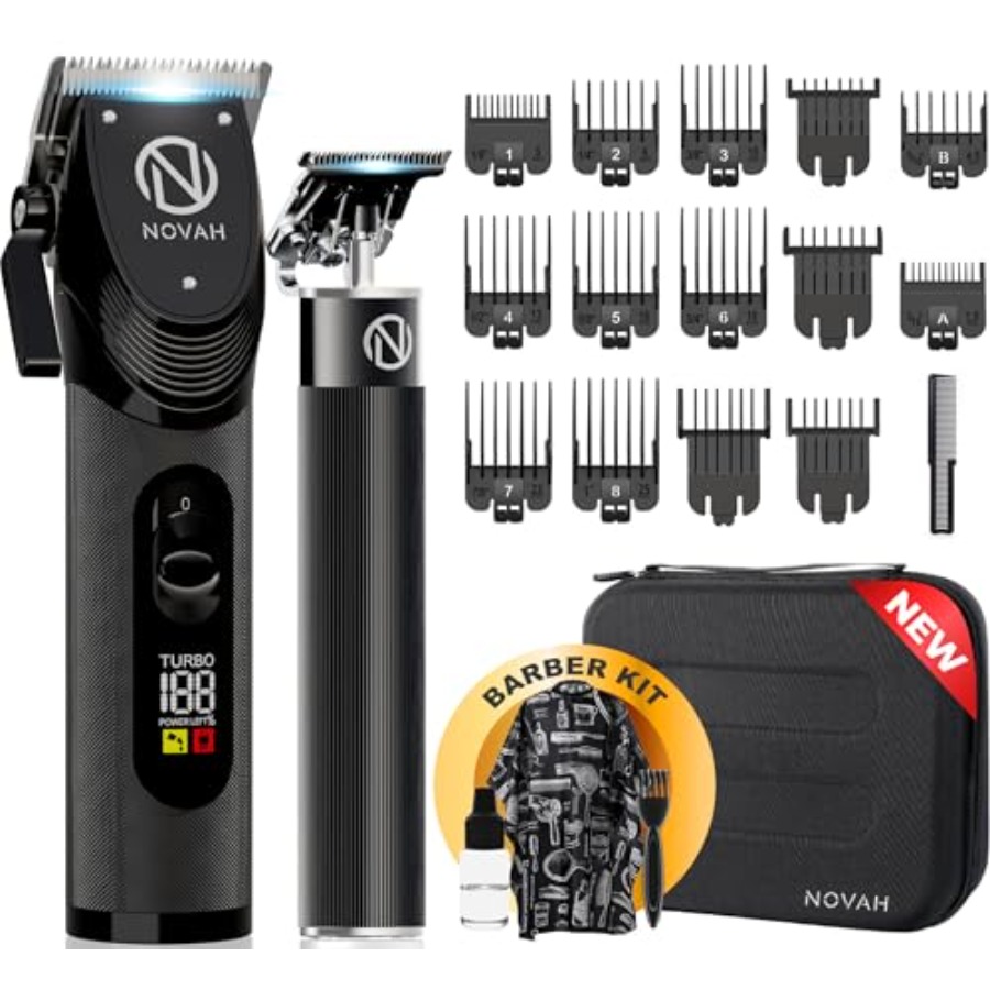 Hair Clipper Professional - Professional Hair Clippers for Men Cordless