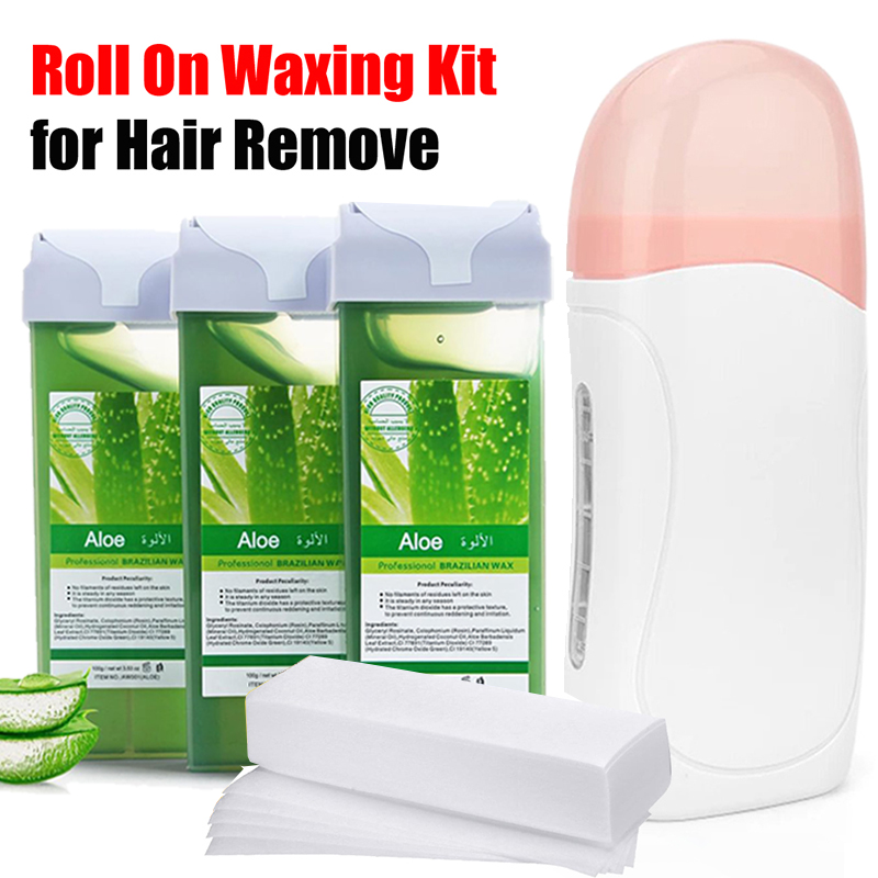 Hair Wax Stick - 2026 3-in-1 Roll on Waxing Kit