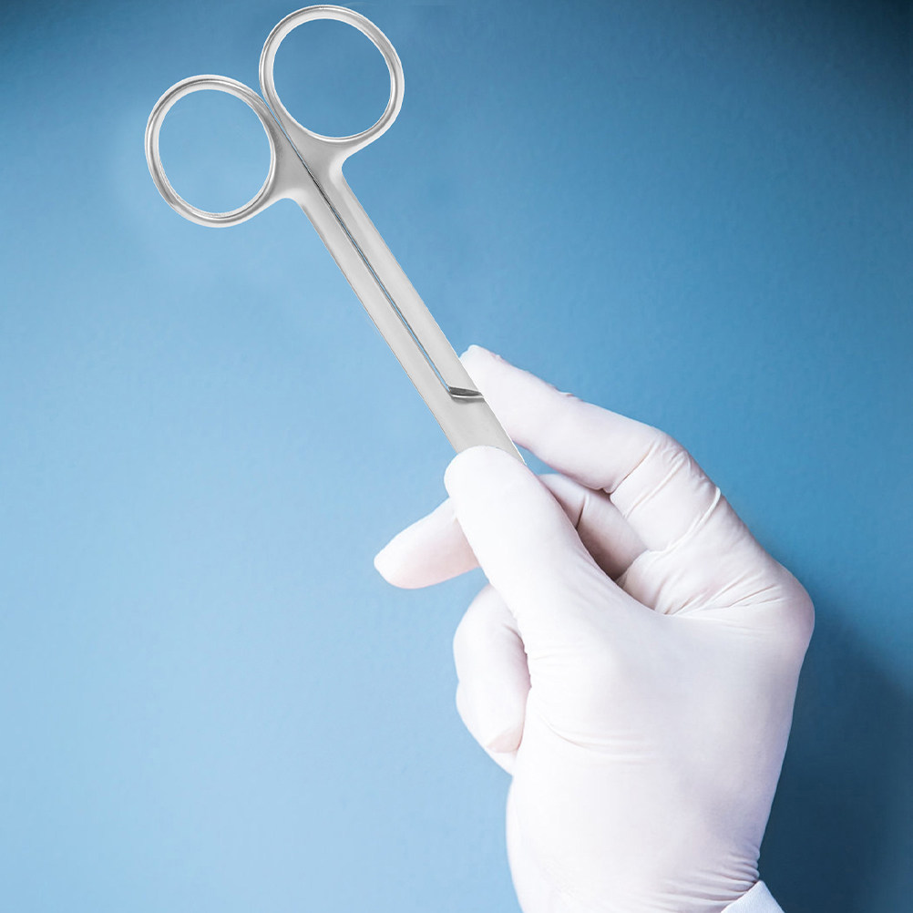 Men'S Grooming Tips - Stainless Steel Scissors 10CM Straight Tip