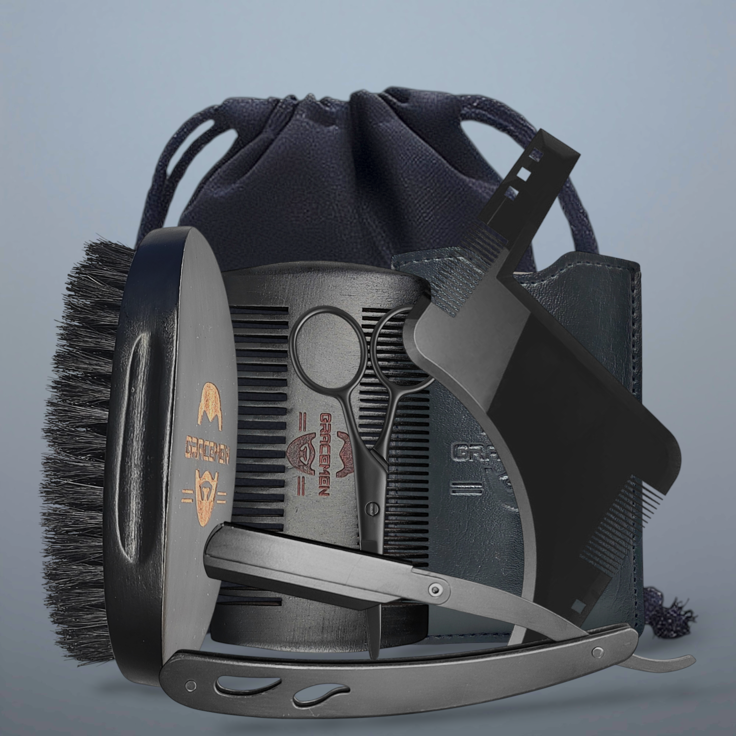 Gracemen Beard Kit - Grooming  - Men'S Grooming Bag recension och pris