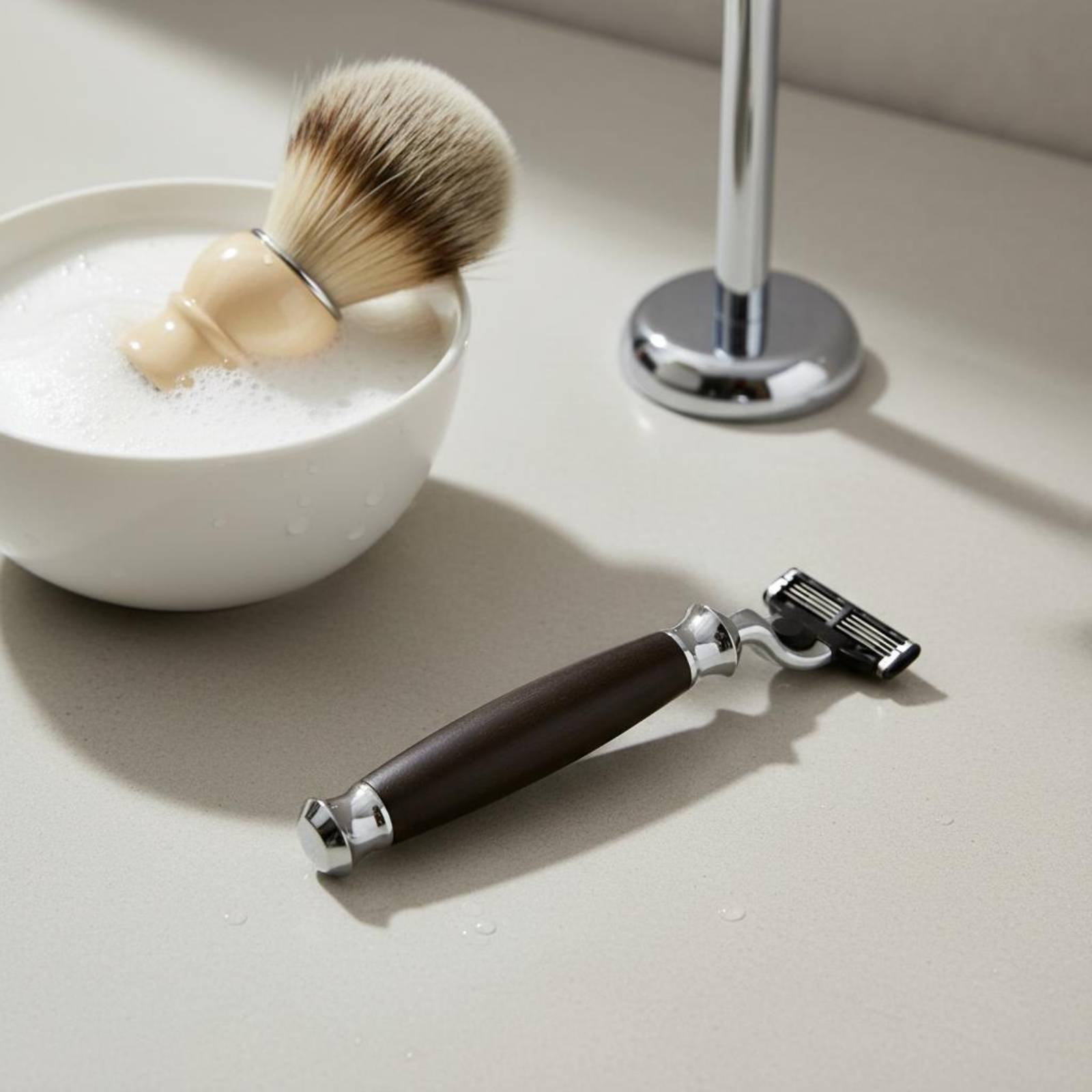 Badger Brush Shaving Set with  - Shaving Brush Set recension och pris