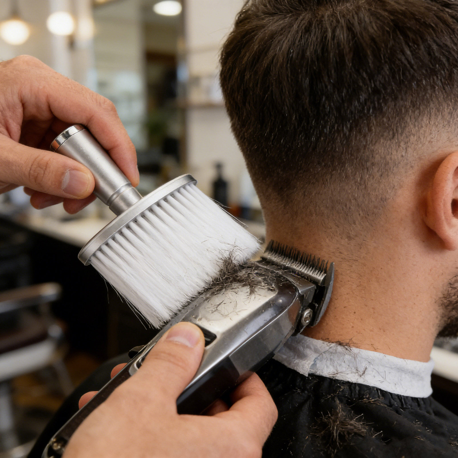 Barber Neck Duster Brush Soft  - Hair Clipper Professional recension och pris