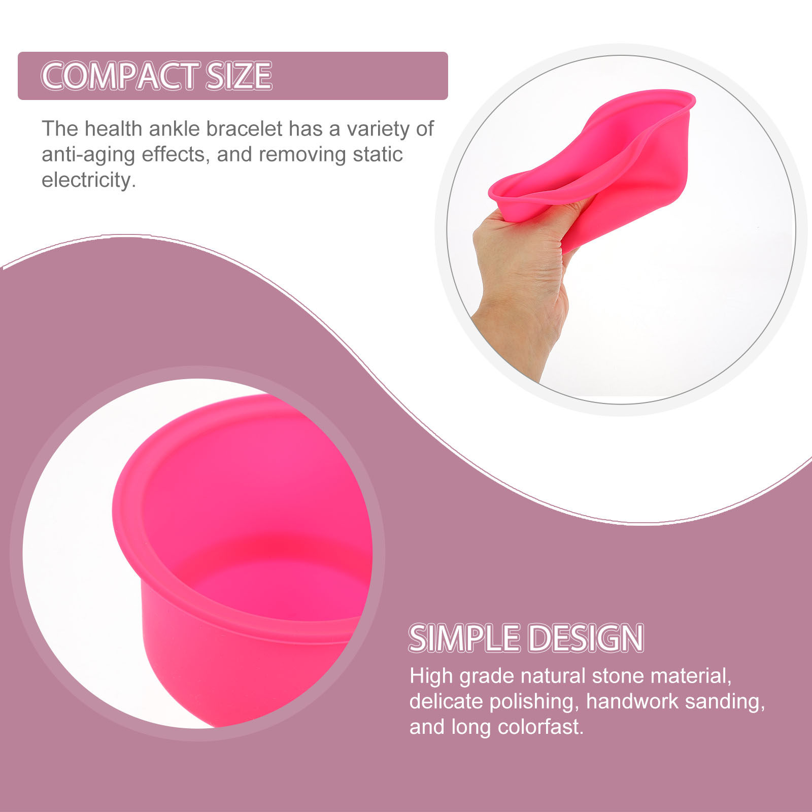 Pink Silicone Wax Melting Pot  - Hair Wax Stick recension och pris