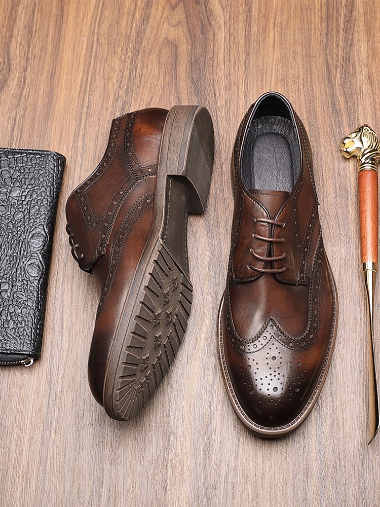 British Style Men Handmade Cow - Men'S Grooming Tips recension och pris