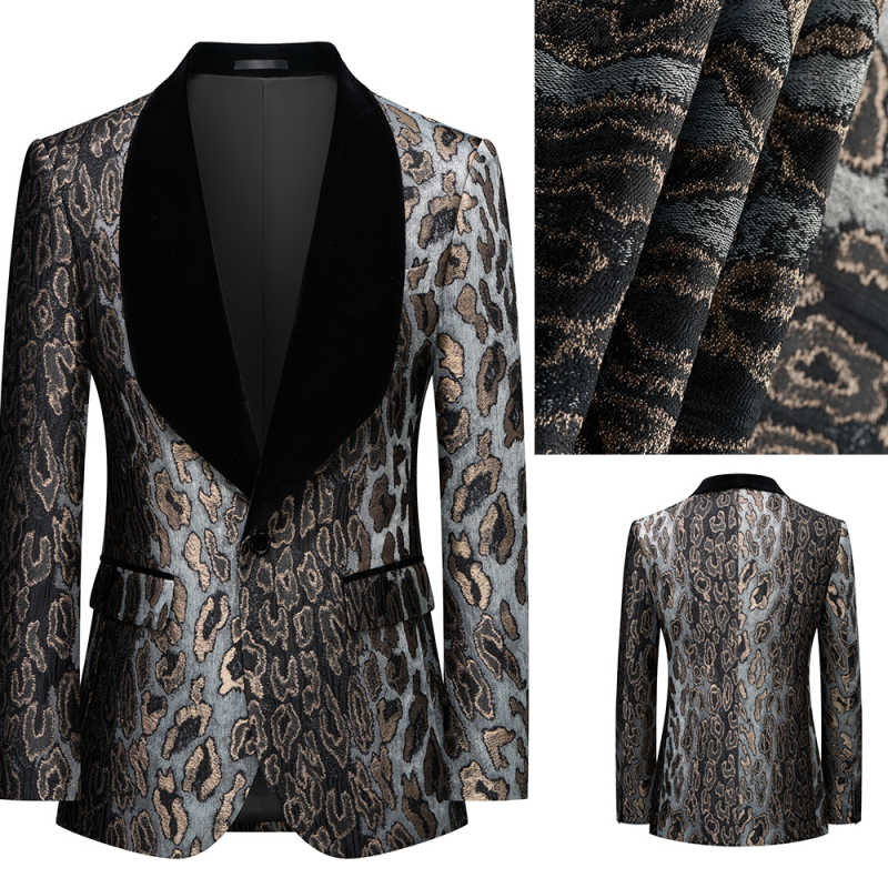 Modern Golden Patterned Jacqua - Men'S Grooming Spot recension och pris