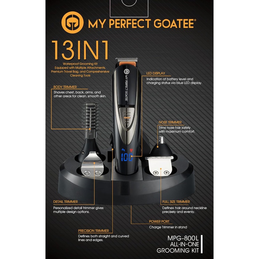 My Perfect Goatee®️ 13-in-1 Me - Men'S Grooming Bag recension och pris
