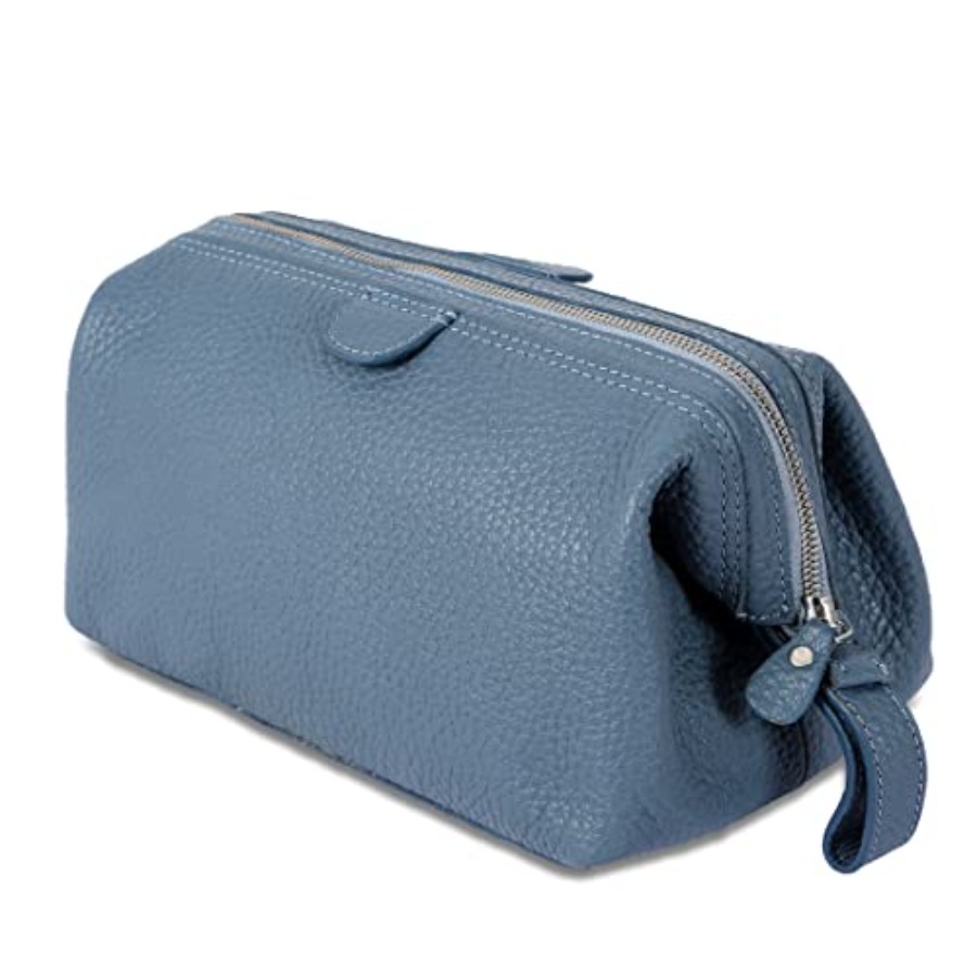 Premium Buffalo Leather Toilet - Men'S Grooming Bag recension och pris