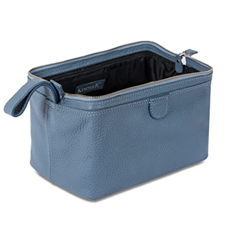 Premium Buffalo Leather Toilet - Men'S Grooming Bag recension och pris