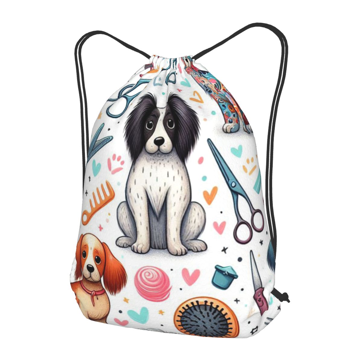Dog Grooming Printed Backpacks - Men'S Grooming Bag recension och pris