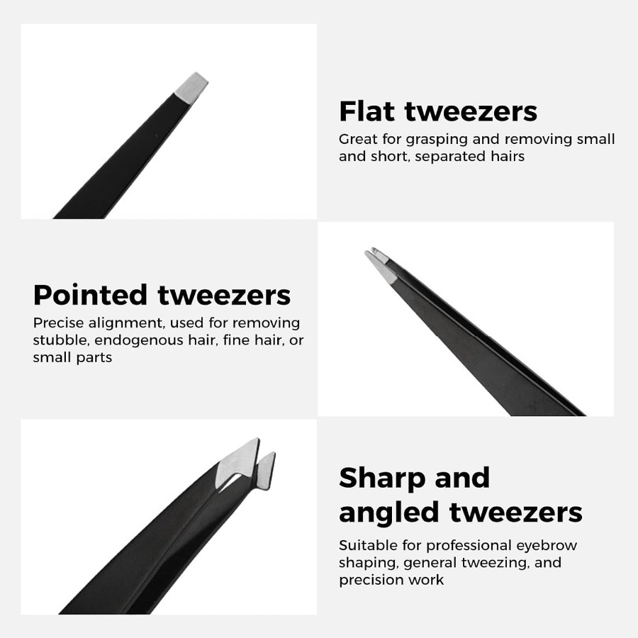 Stainless Steel Eyebrow Tweeze - Men'S Grooming Tips recension och pris
