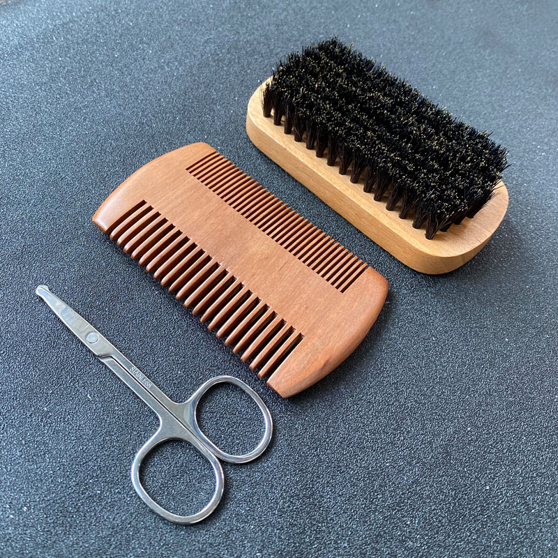 Men's beard grooming set, bear - Men'S Grooming Bag recension och pris