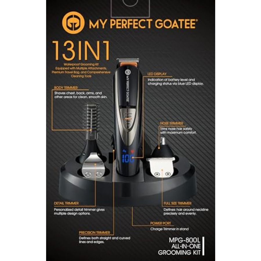 My Perfect Goatee®️ 13-in-1 Me - Men'S Grooming Bag recension och pris