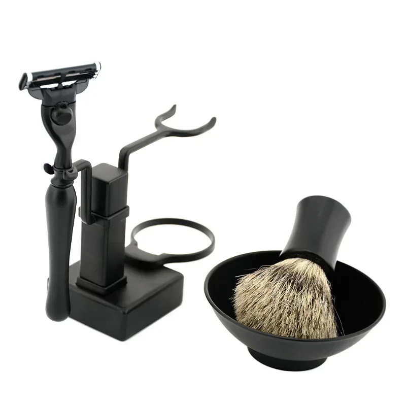 1pc Bathroom Barber Men's Meta - Shaving Brush Set recension och pris