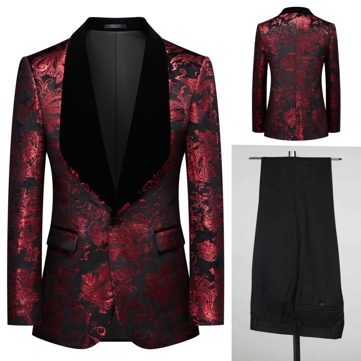 Real Picture Men Suit Jacquard - Men'S Grooming Spot recension och pris