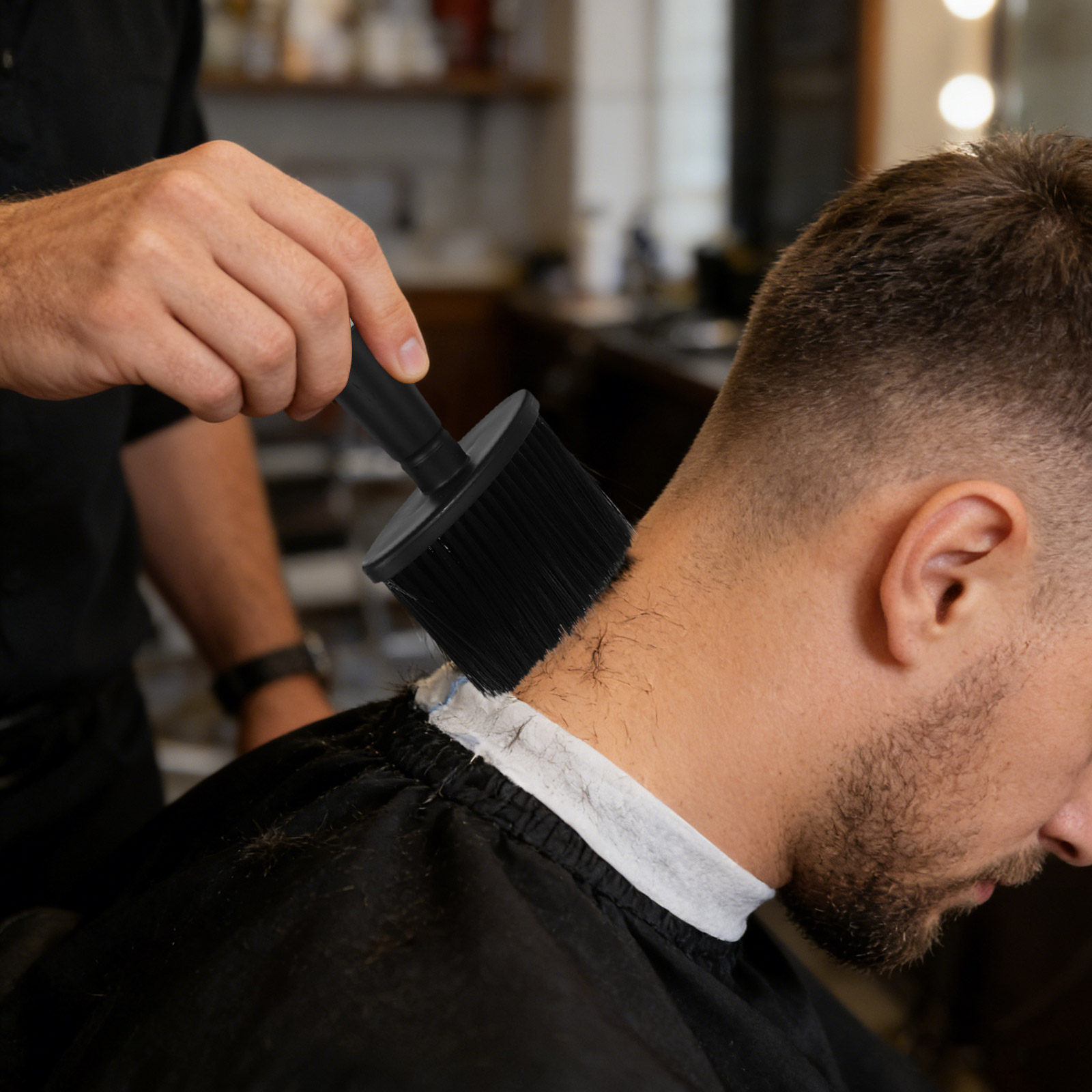 Barber Neck Duster Brush Soft  - Hair Clipper Professional recension och pris