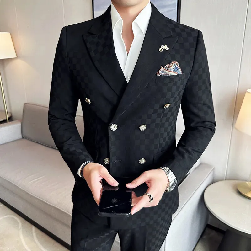 Fashion Men Suits 2 Piece Coat - Men'S Grooming Spot recension och pris