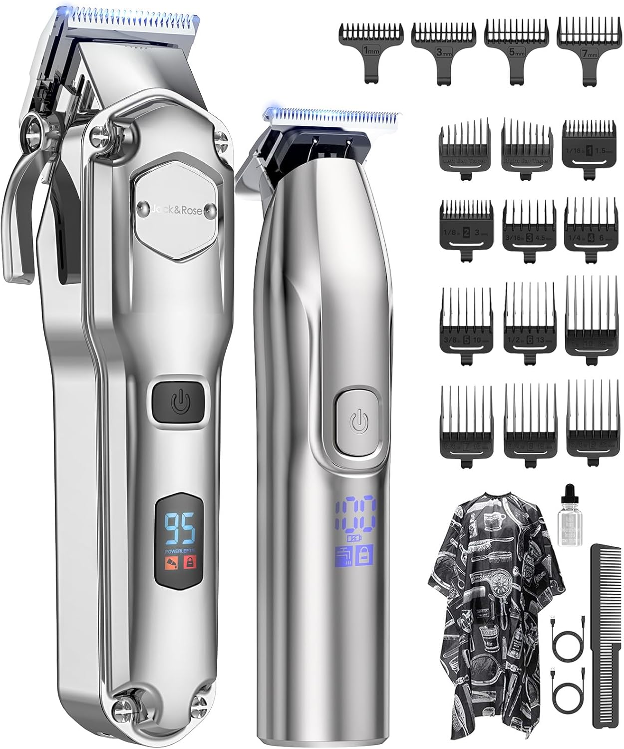 Cordless Hair Clippers and Tri - Hair Clipper Professional recension och pris