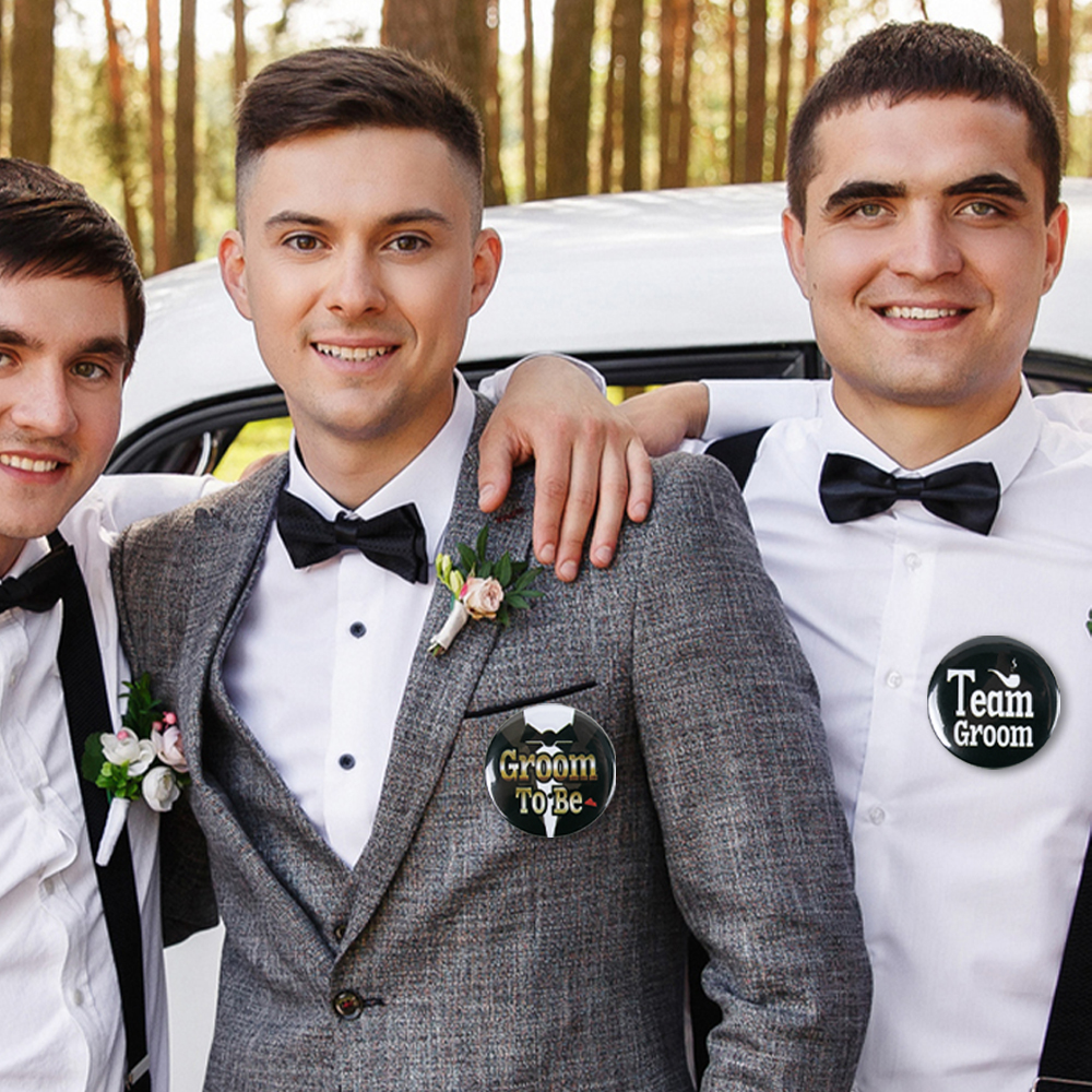 1-12pcs Bachelor Party Badge P - Men'S Grooming Ideas recension och pris