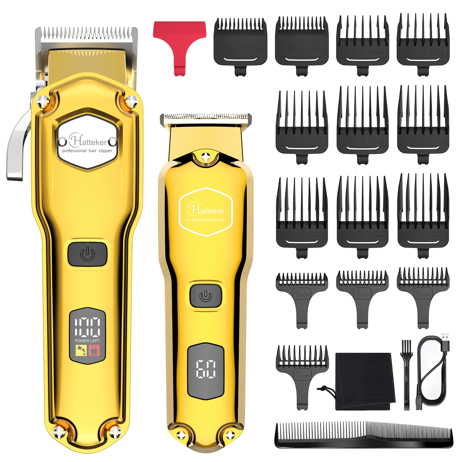 HATTEKER Professional Cordless - Hair Clipper Professional recension och pris