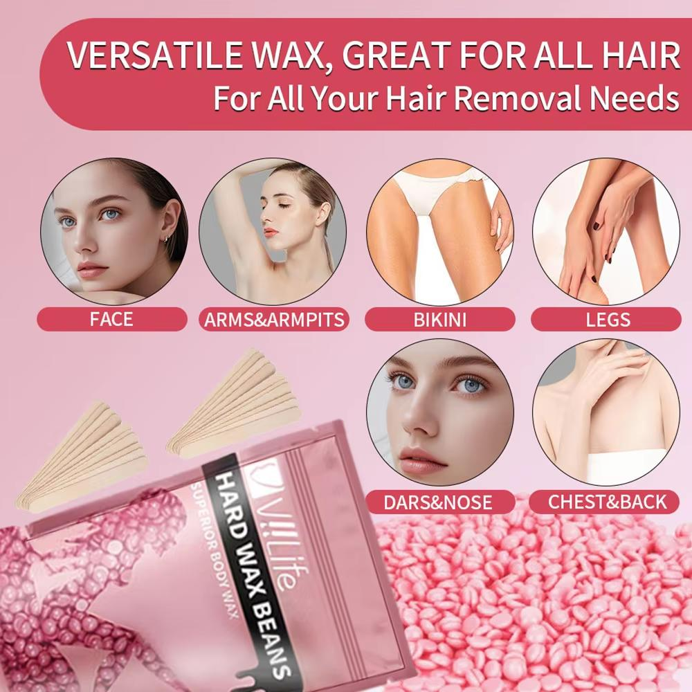 Painless Rose Waxing Set, Wax  - Hair Wax Stick recension och pris