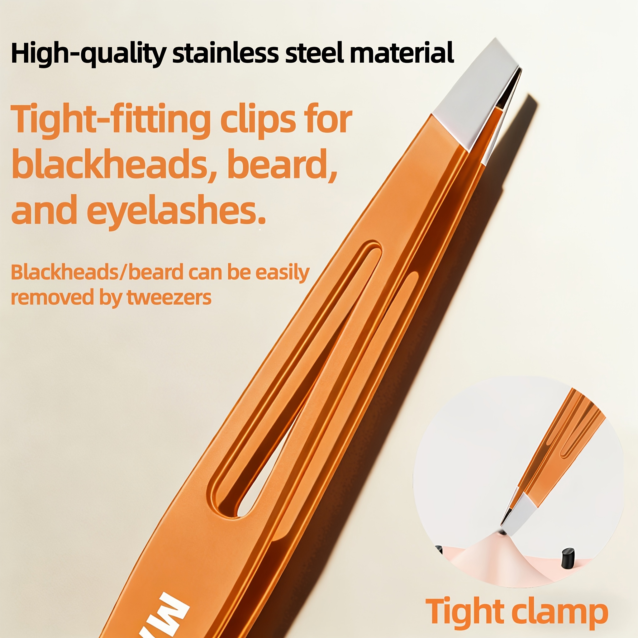1pc Tight-Fit Slant Tip Tweeze - Men'S Grooming Tips recension och pris