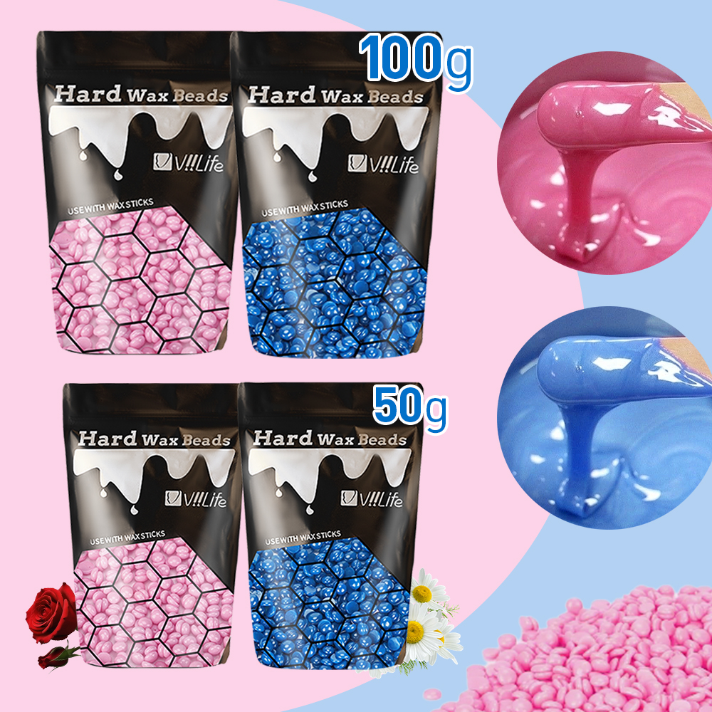 50/100g Hard Wax Beans Solid H - Hair Wax Stick recension och pris