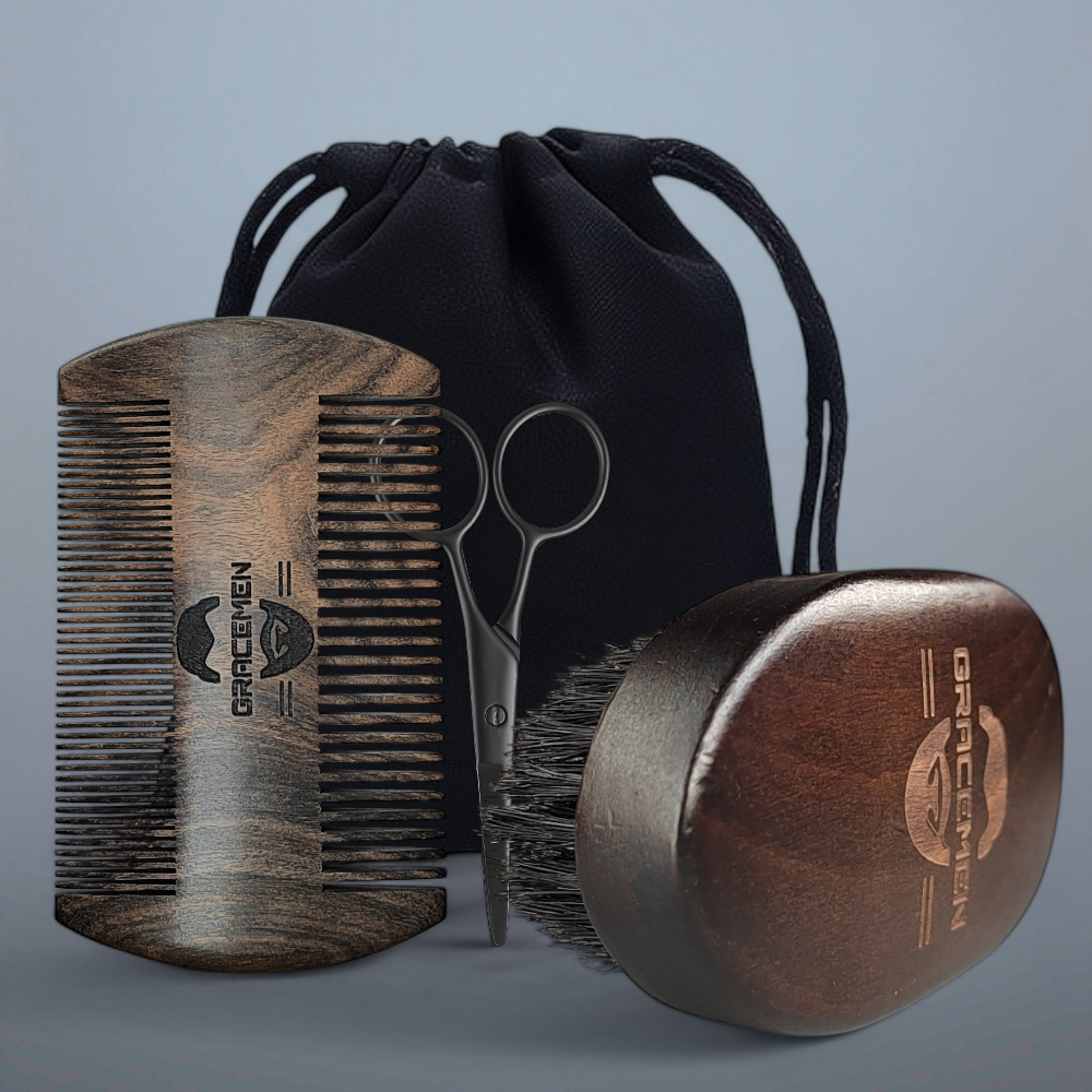 Gracemen Beard Kit - Retro Bea - Men'S Grooming Bag recension och pris