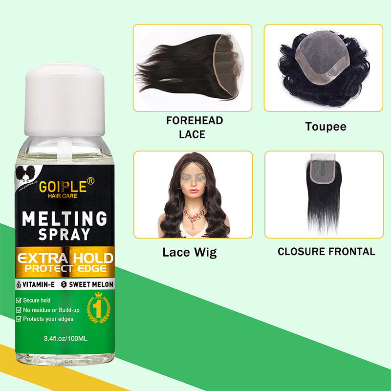 Lace Wig Melting Spray Wigs Gl - Hair Wax Stick recension och pris