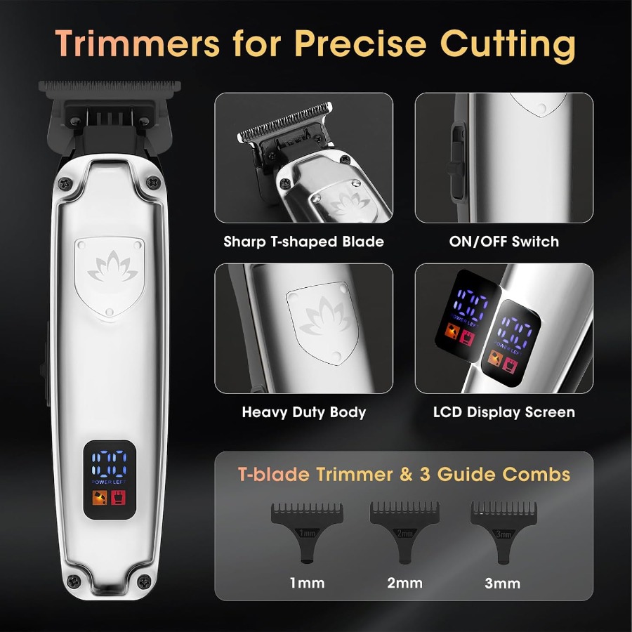 Cordless Hair Clippers for Men - Hair Clipper Professional recension och pris