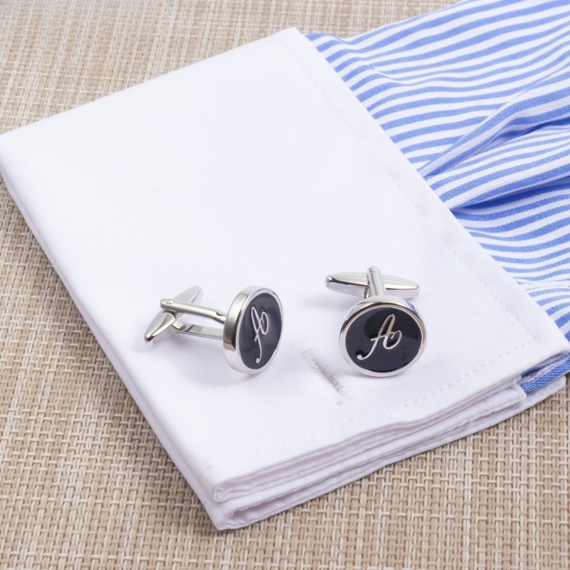 Vintage Script Initial Cufflin - Z Men'S Grooming recension och pris