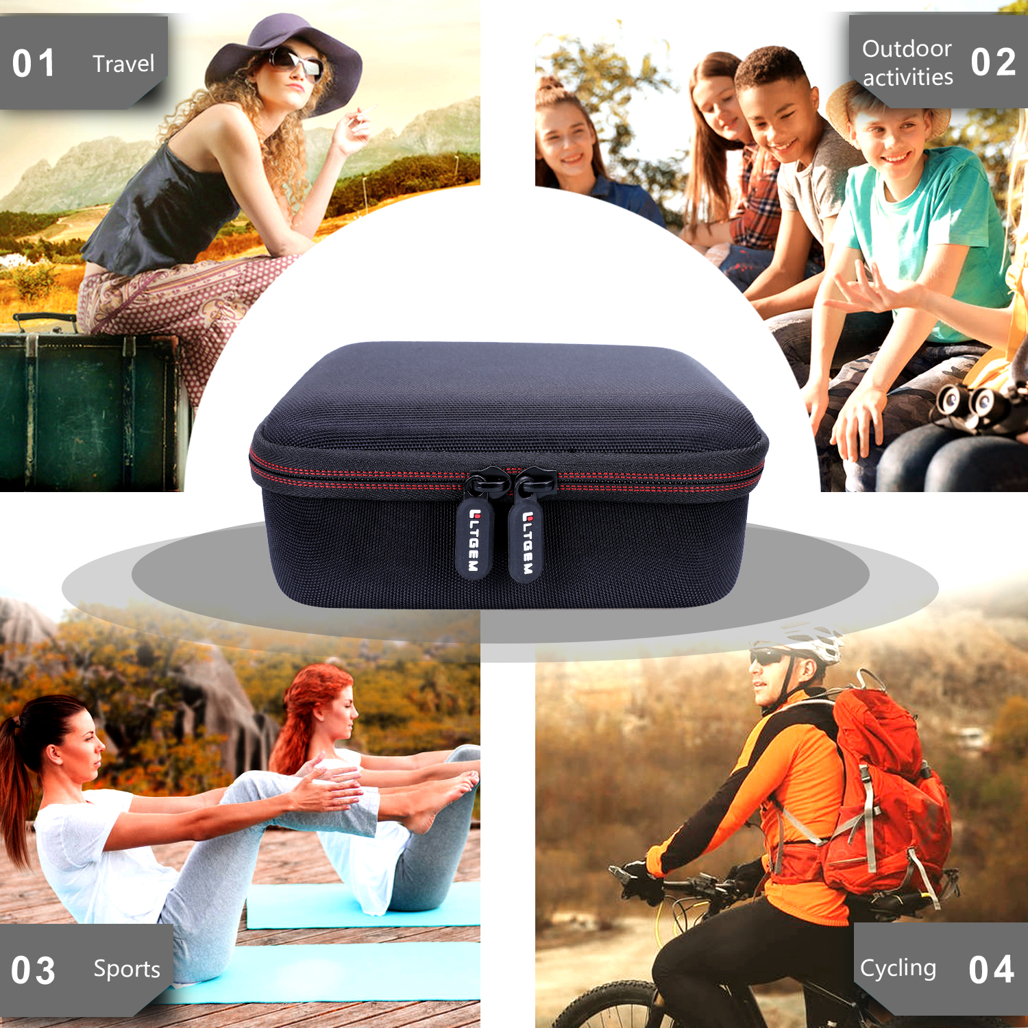 LTGEM Razor Case for Bald Men  - Men'S Grooming Bag recension och pris