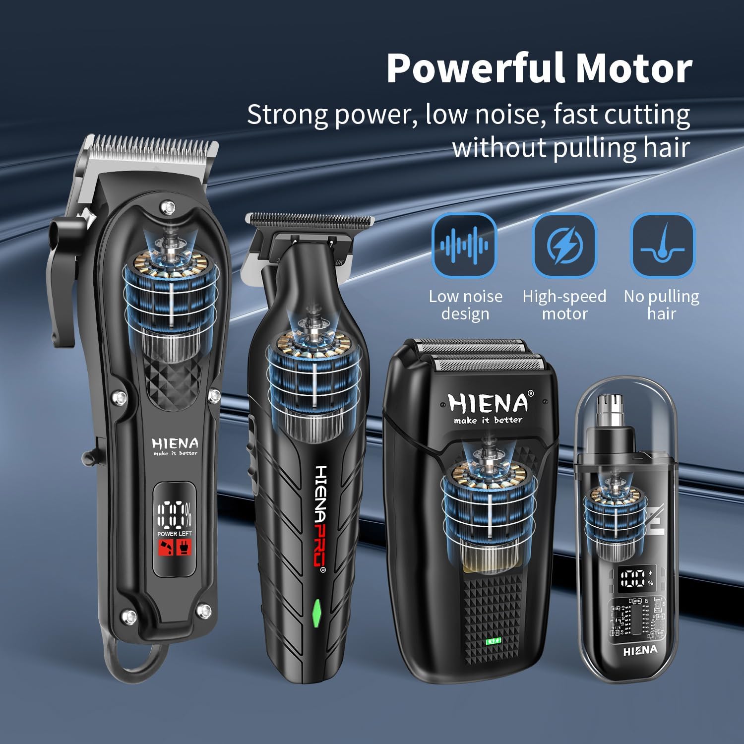 Professional Cordless Hair Cli - Hair Clipper Professional recension och pris
