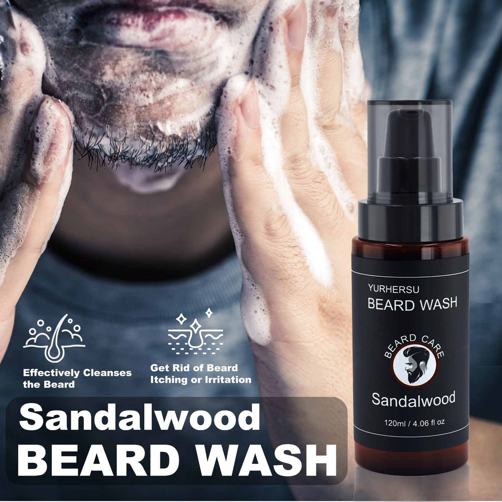 7Pcs Beard Care Kit for Men, G - Shaving Brush Set recension och pris